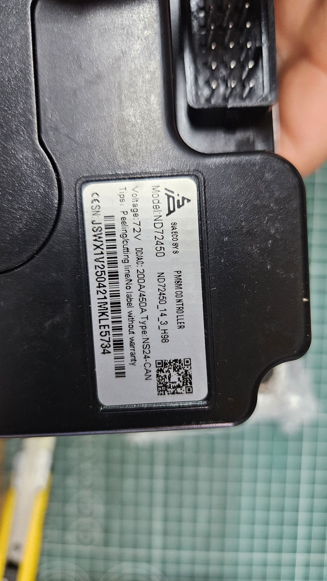 Контроллер fardriver ND72450 200a 72vз Bluetooth
