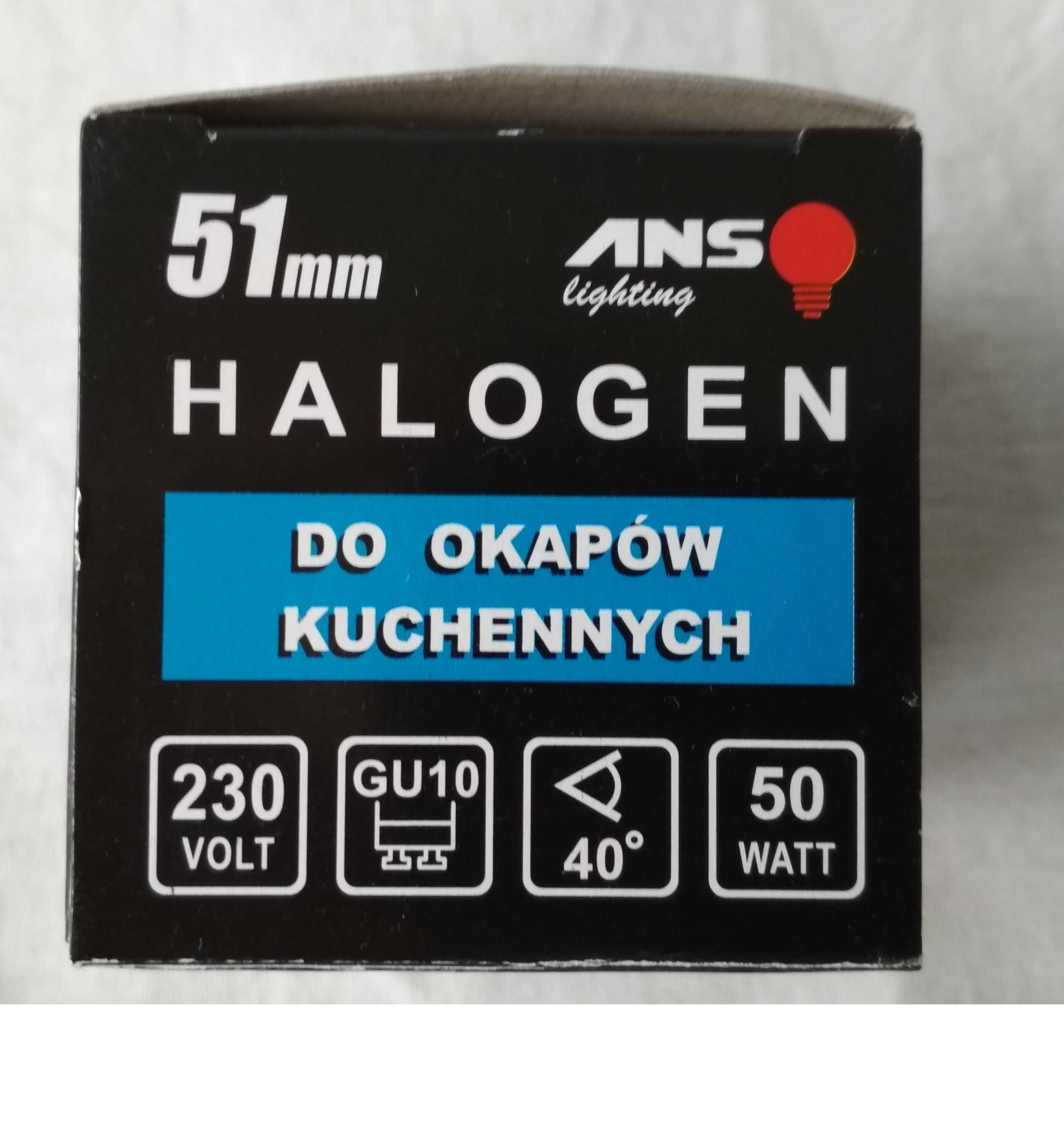 Żarówka halogenowa GU10 230V 50W 40° barwa 2700K 2 szt.