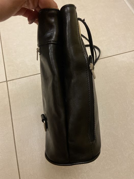 Кожа сумка рюкзак