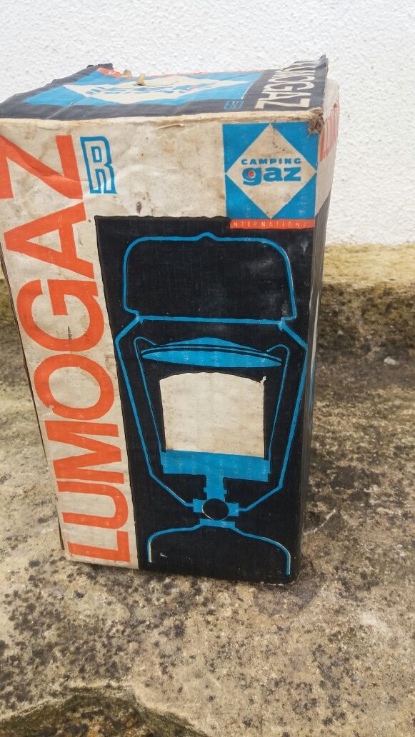 Candeeiro antigo campismo Lumogaz.