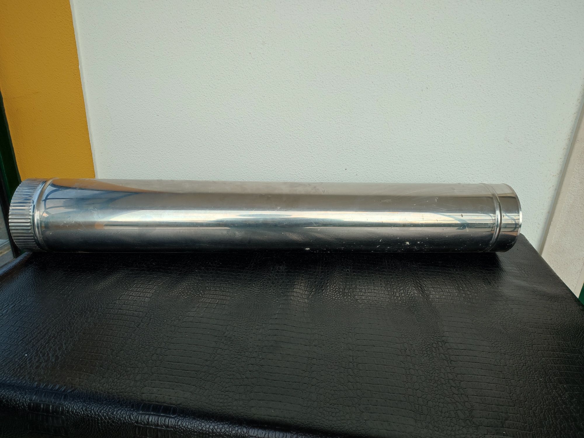 Tubo de inox 1M - nunca usado