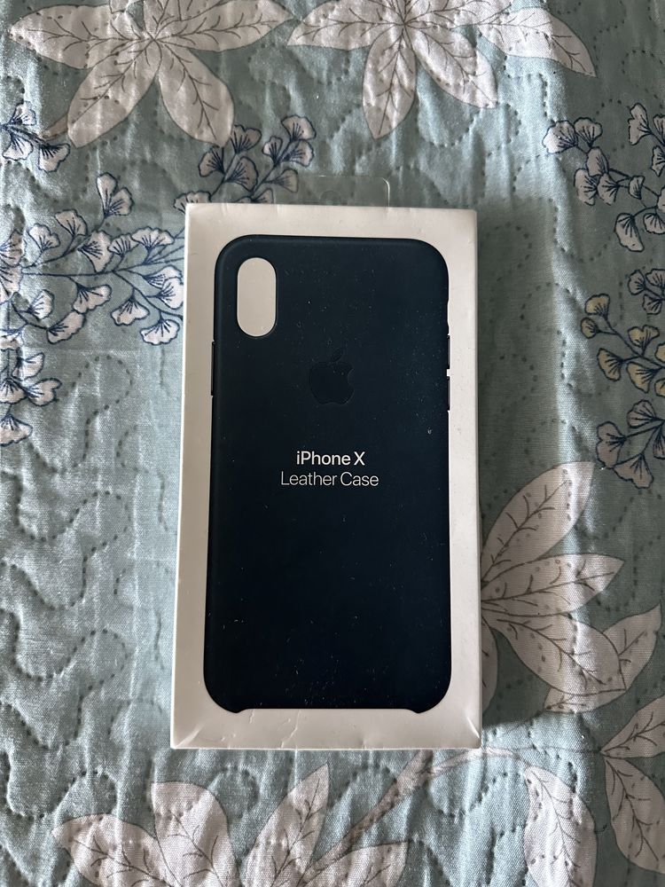 Capa para iPhone X Leather Case original