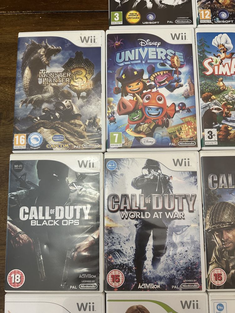 ЛОТ nintendo wii диски ігри mario avatar call of duty