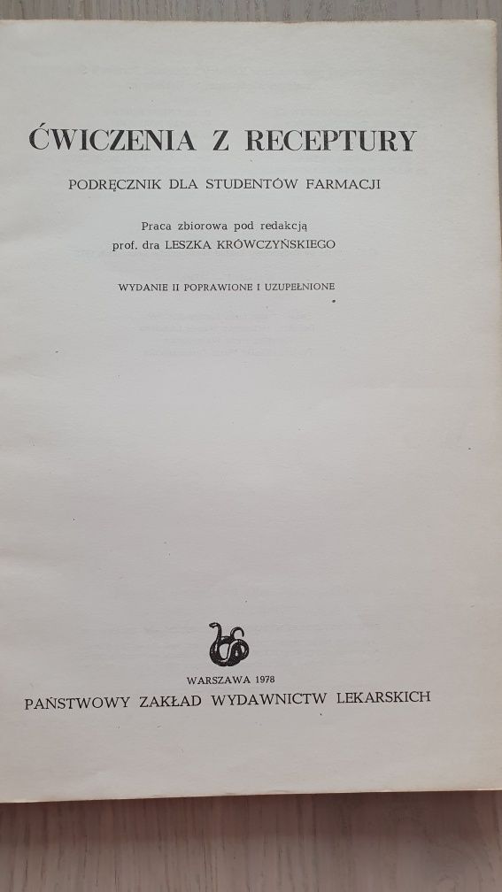Ćwiczenia z receptury