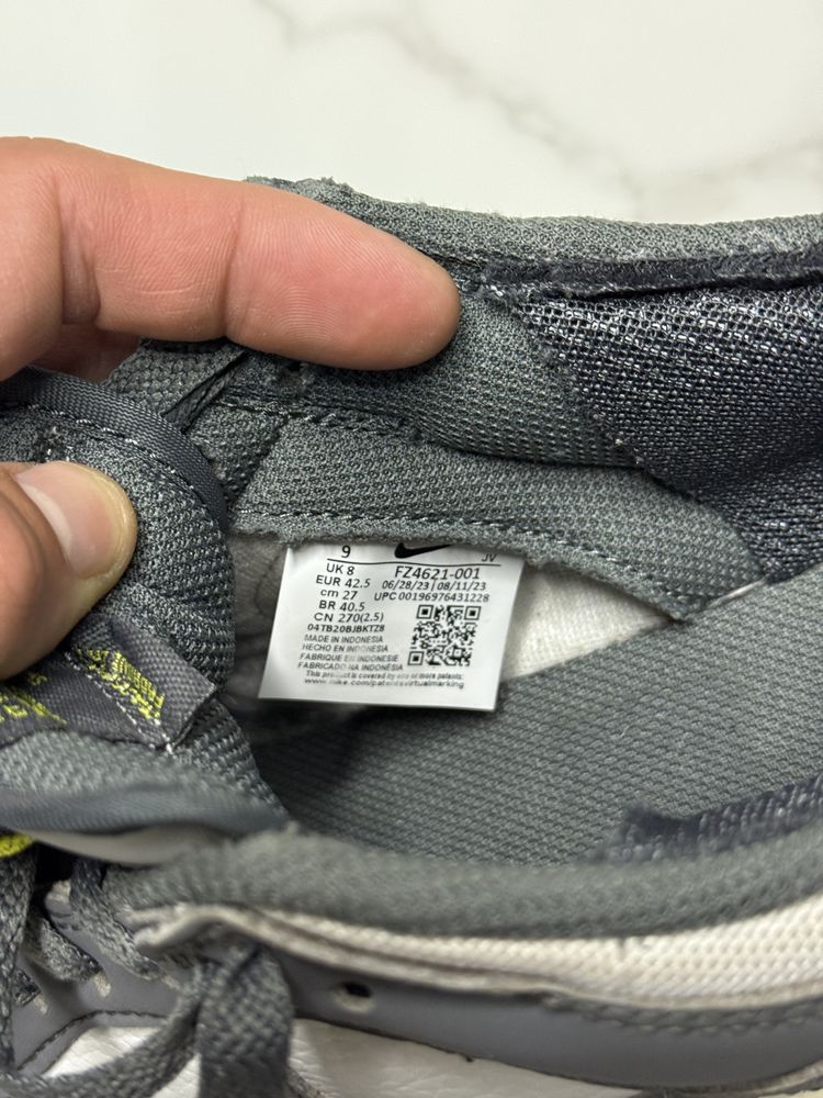 Nike dunk low next nature grey/white fz4621-001