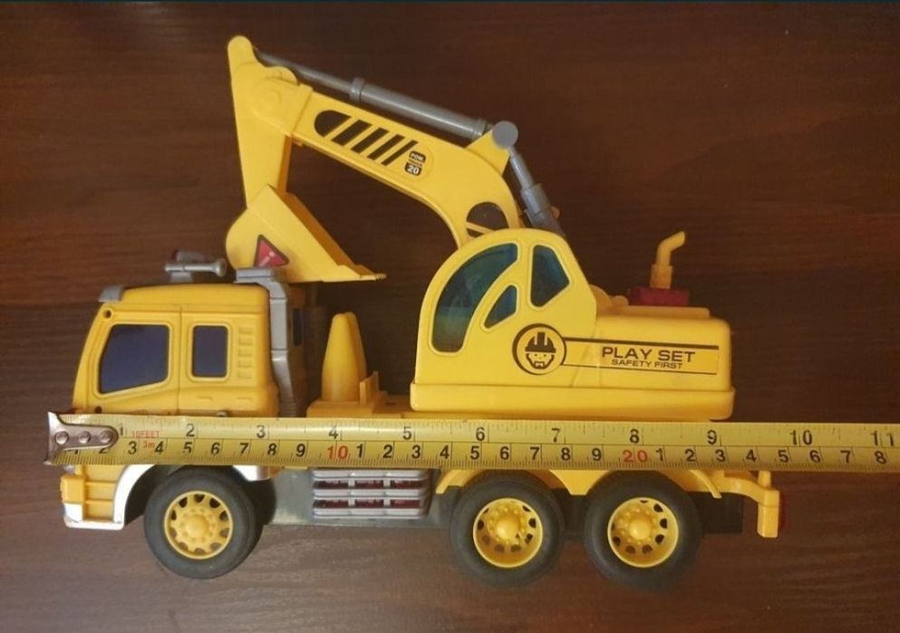 Экскаватор игрушка, свет, звук, машинки