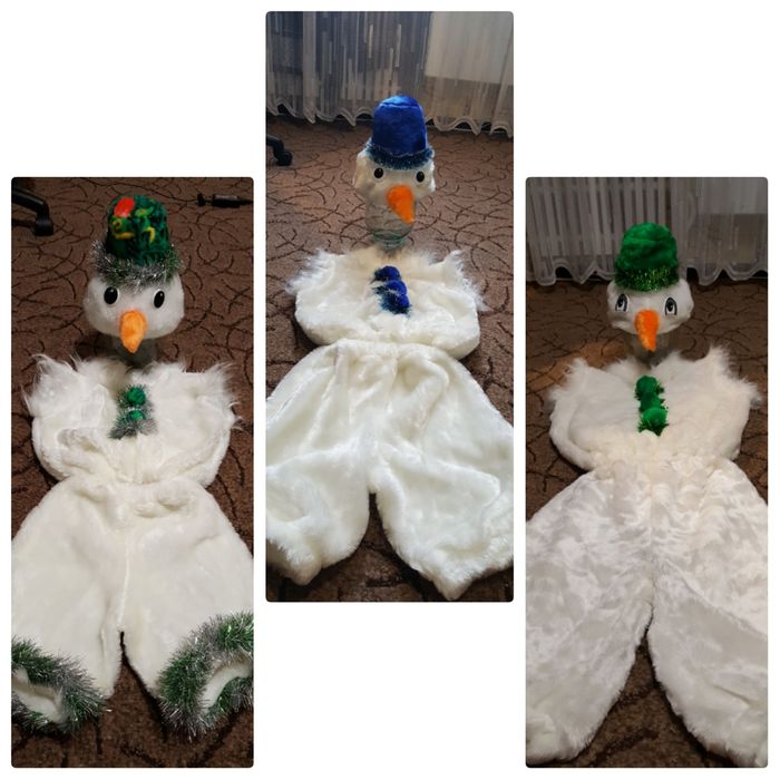 Новогодний костюм,снеговик,зайчик,котик,ежик,ёжик,мишка,медведь,кот