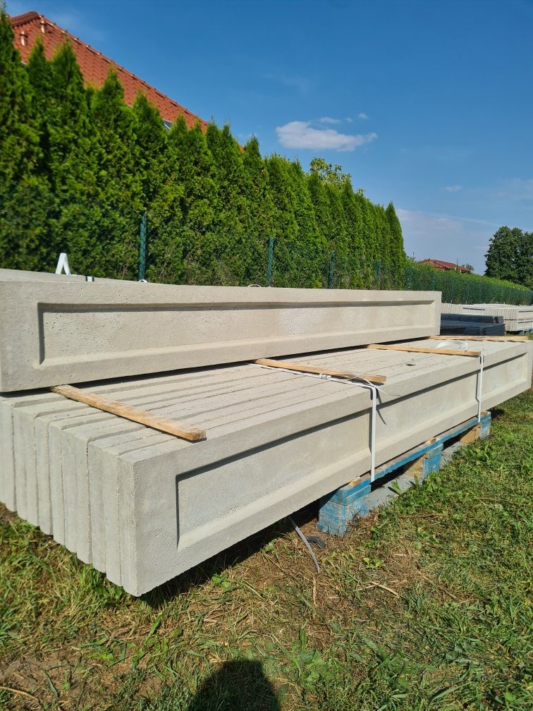 Podmurówka betonowa pod ceownik
prefabrykowana 25cm płyta gladka