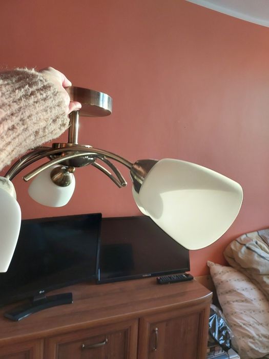 Lampa sufitowa z koszami