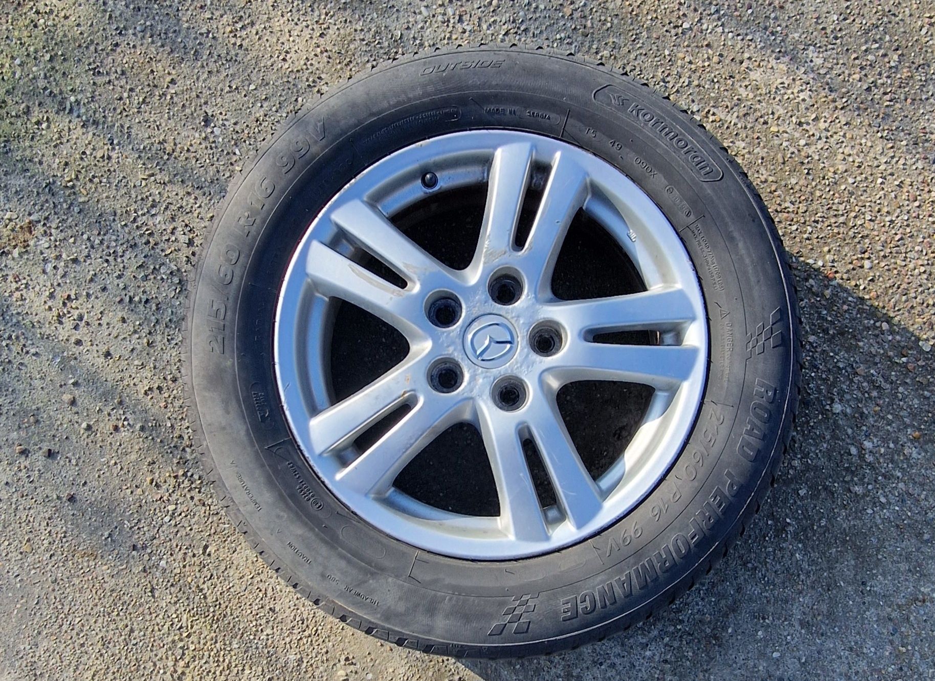 Koła felgi aluminiowe Mazda  6 Mpv 215/6/16 opony 5x114,3 kormoran