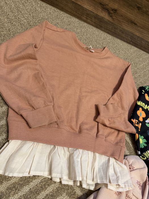 Bluzy+sweterki dziewczynka 122/128