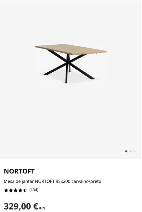 Mesa de jantar como nova