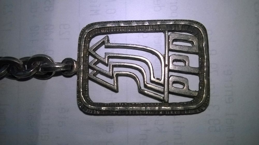 Porta chaves em prata PPD