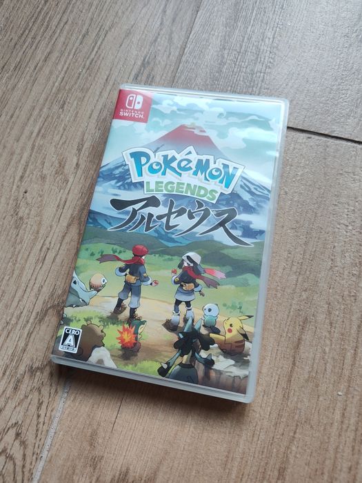 Gra Pokemon Legends Arceus na Nintendo Switch z japońską okładką