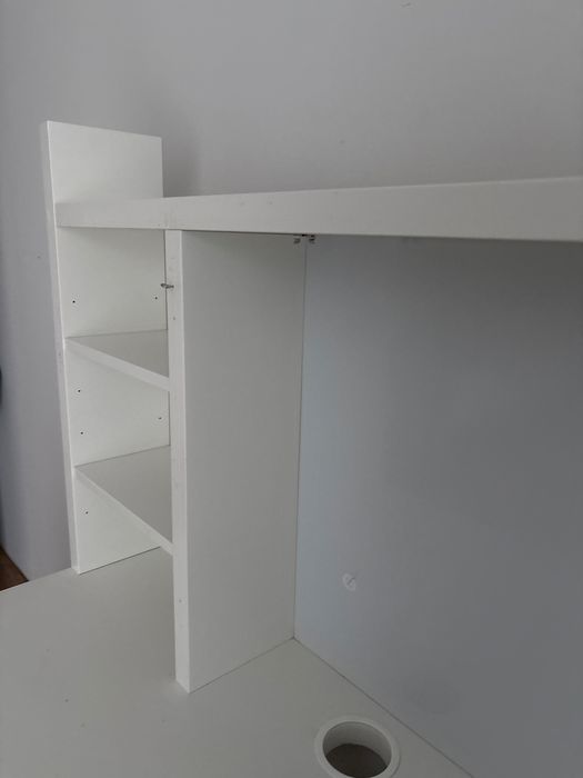 Biurko/toaletka białe ikea