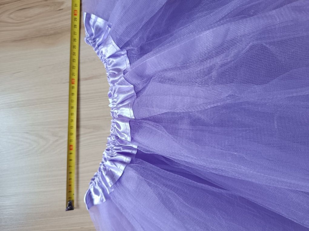 Spódniczka baletowa fioletowa rozmiar 140