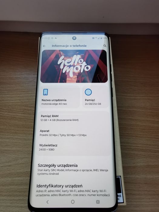 Motorola edge 40 neo 5g