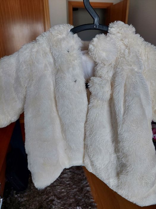 Casaco de pêlo para menina