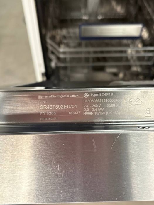 Посудомийна машина Siemens SR56T594EU вузька 45 см