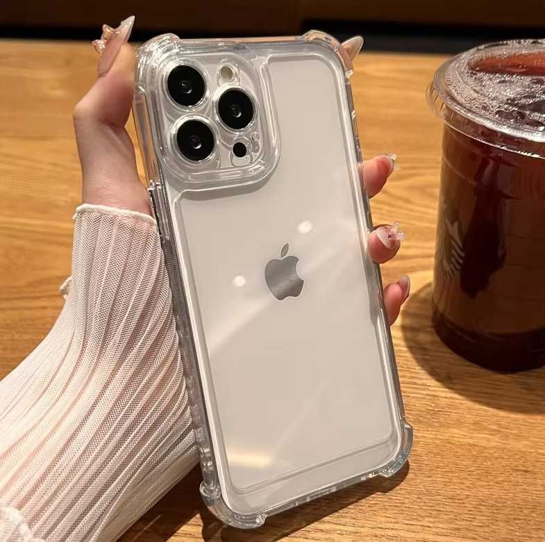 Чохол силіконовий підсилені кути Iphone 14 15 16 Pro Max гурт