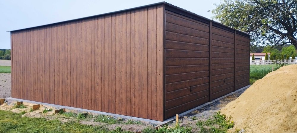 Garaż blaszany garaż blaszak garaże blaszane 9x5 kolor 6x5 7x5 grafit