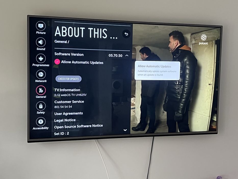 LG telewizja 57 cali