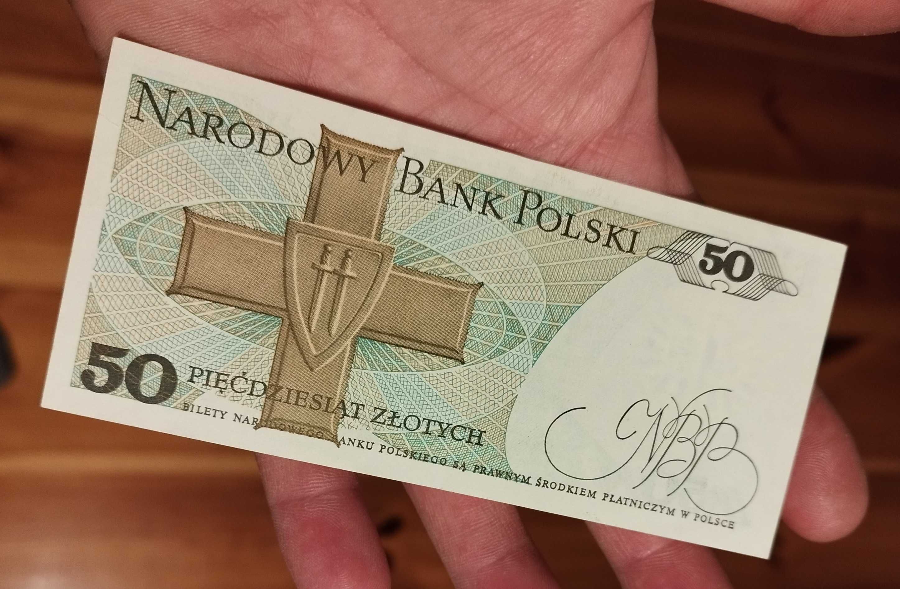 Banknot Polska K.Świerczewski 50zl z 1975r seria KA