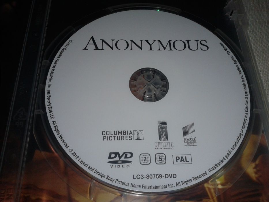 DVD Anonimus DVD