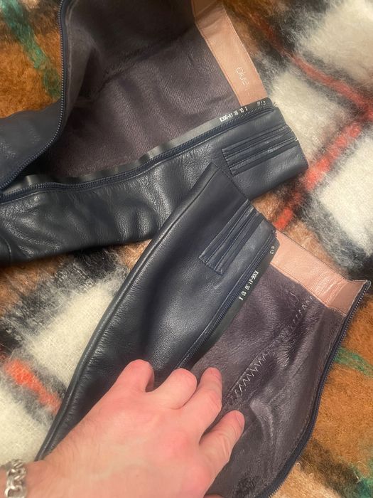 Жіночі кожані черевички