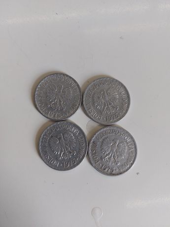 1 zł bez znaku mennicy 1975 moneta monety 1978