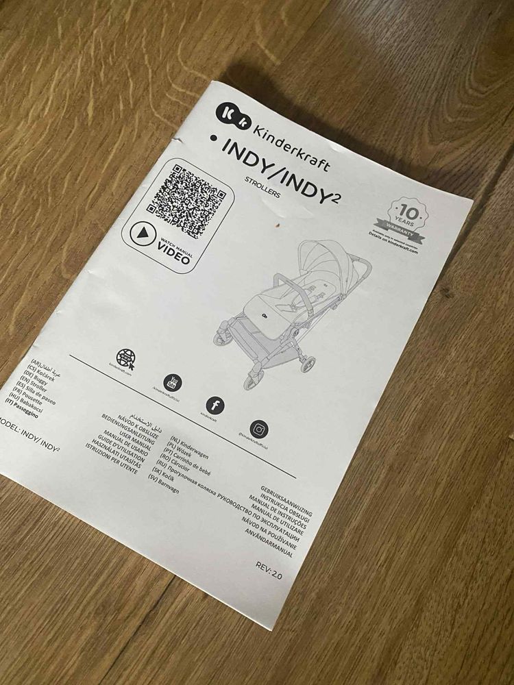 Wózek spacerówka kinderkraft indy 2