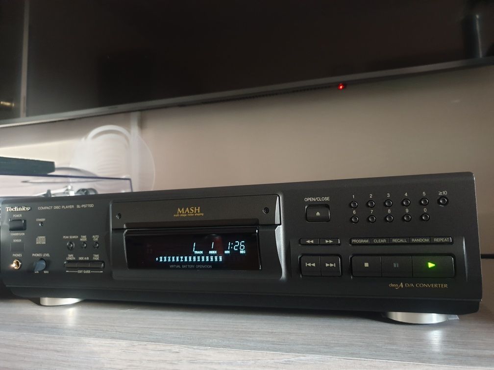 Technics SL-PS770D CDP odtwarzacz płyt CD+oryginalny pilot bdb stan