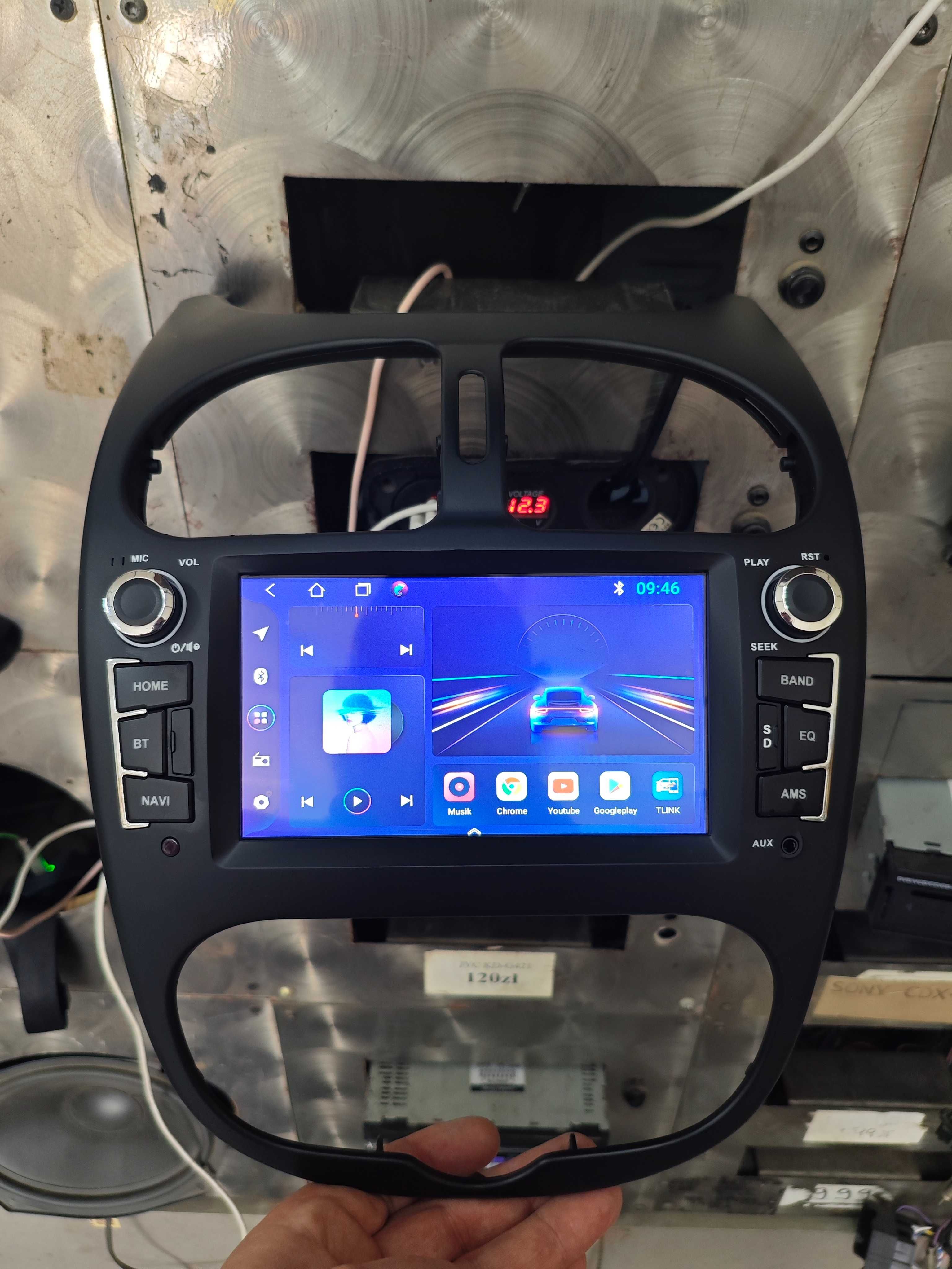 Radio Android dedykowane do Peugeot 206 BT USB Dotykowy LCD