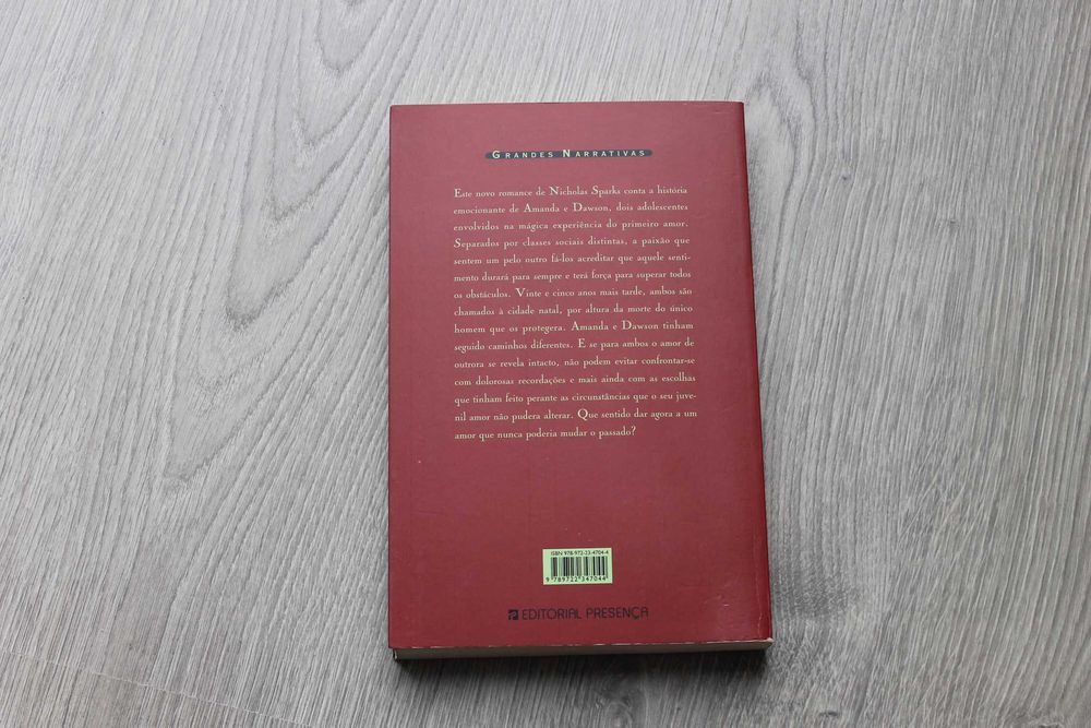 Livro Dei-te o Melhor de Mim de Nicholas Sparks