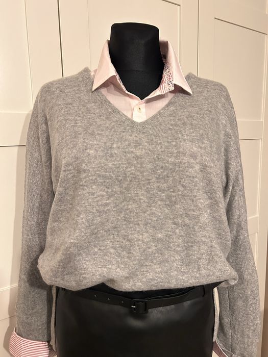 Kaszmirowy sweterek scott & scott stan odealny rozmiar m