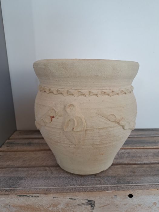 Donica gliniana ceramiczna terakota włoski ogród wys 24cm