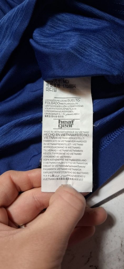 Koszulka polo męska Under Armour Heat Gear, loose, polówka, logo sport