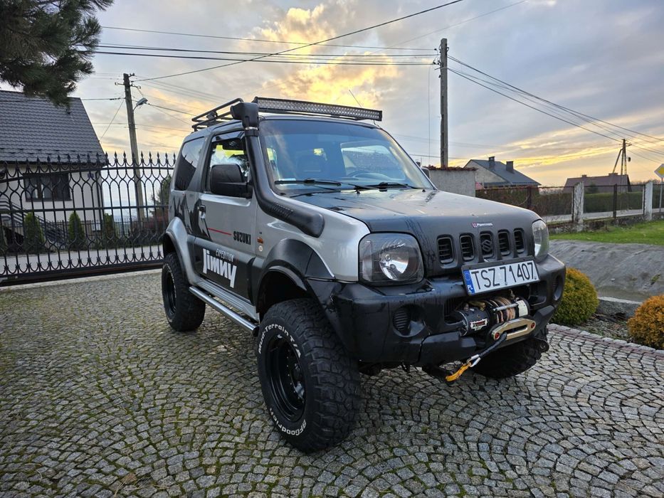 Suzuki Jimny Off Road Zmota Wyciągarka Pług śnieżny Odśnieżarka 4x4