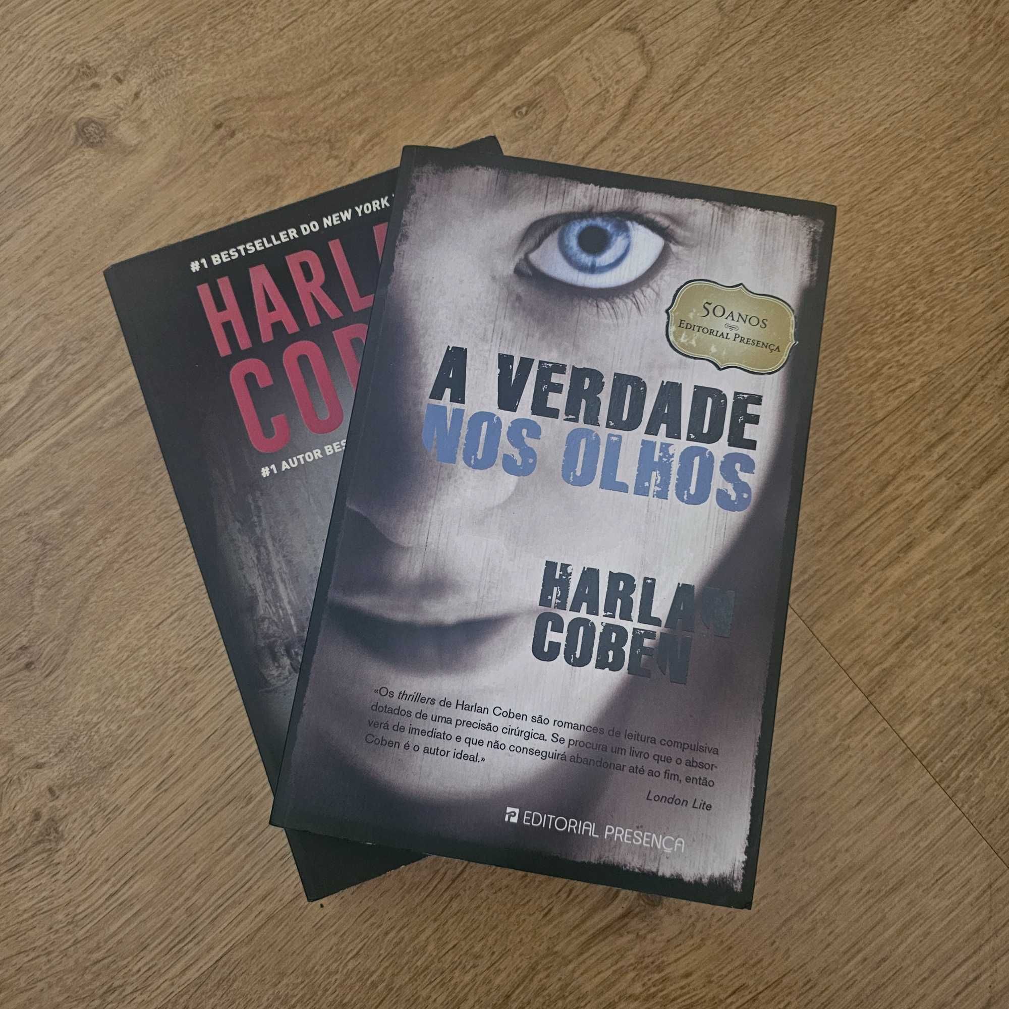 Conjunto 2 livros Harlan Coben