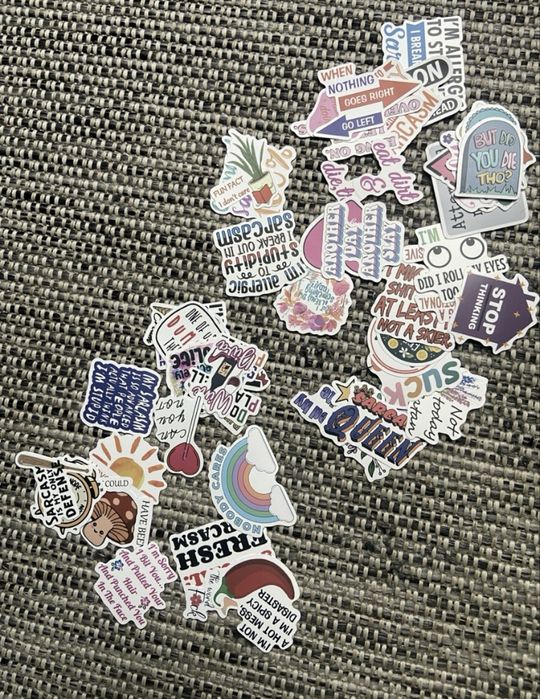 Naklejki zestaw na walizke