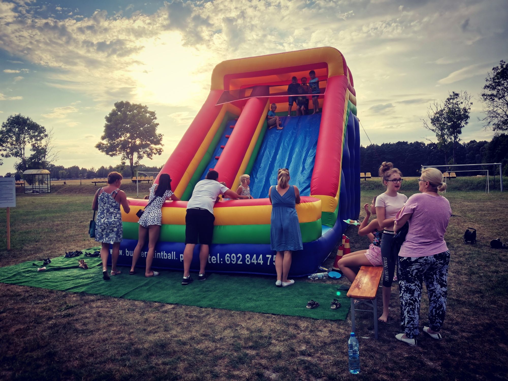 bumper balls zjeżdżalnia dmuchance rodeo bull kule football dart