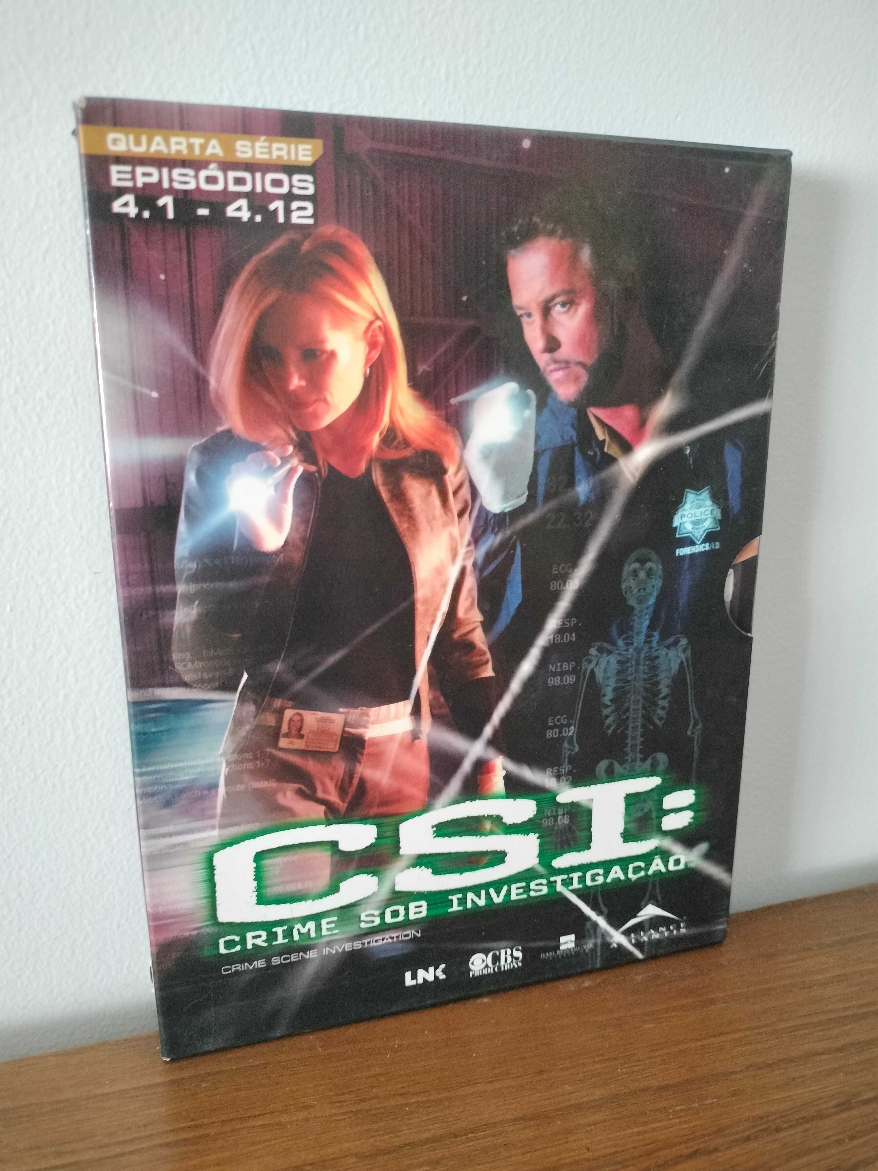 Série DVD: CSI: Crime sob Investigação - Série 4 Parte 1