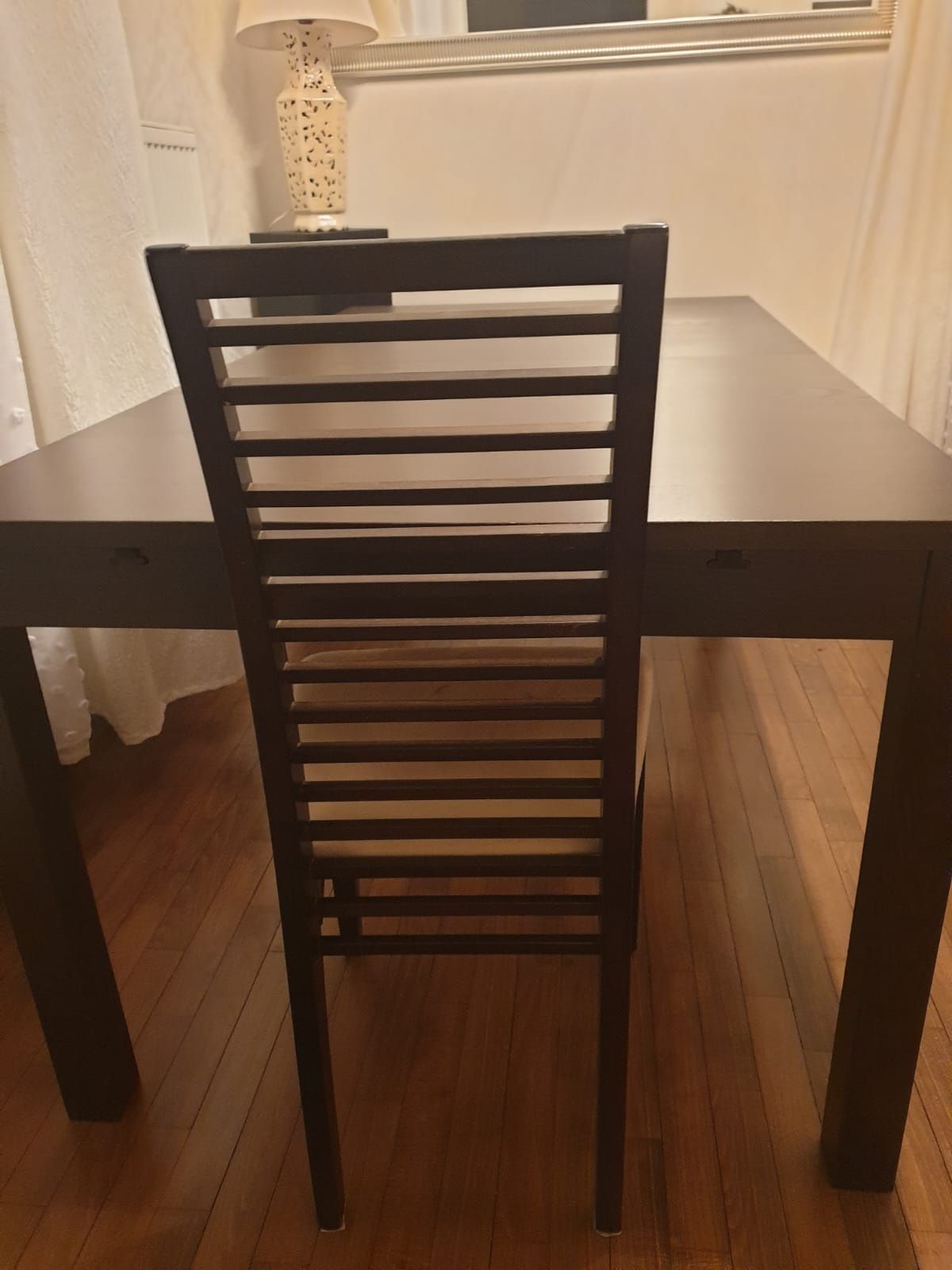 Stół rozkładany venge 177 × 95 plus 2 dokładki po 40cm