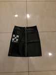 мини юбка на молнии off white