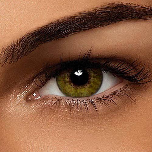 Lente coloridas verdes
