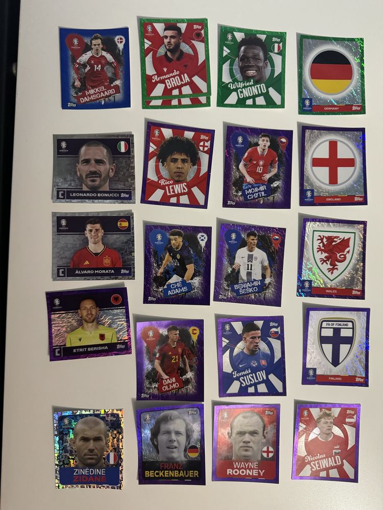 Cromos Raros Euro 2024