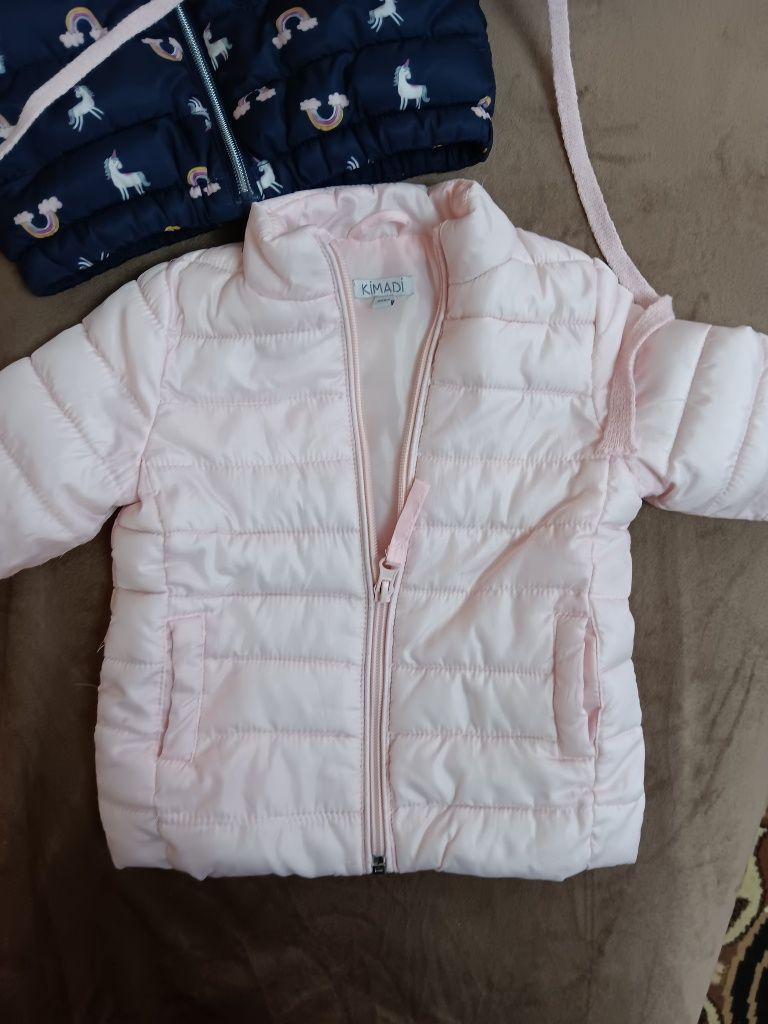 Набір весняних курток для дівчинки 9-12 місяців