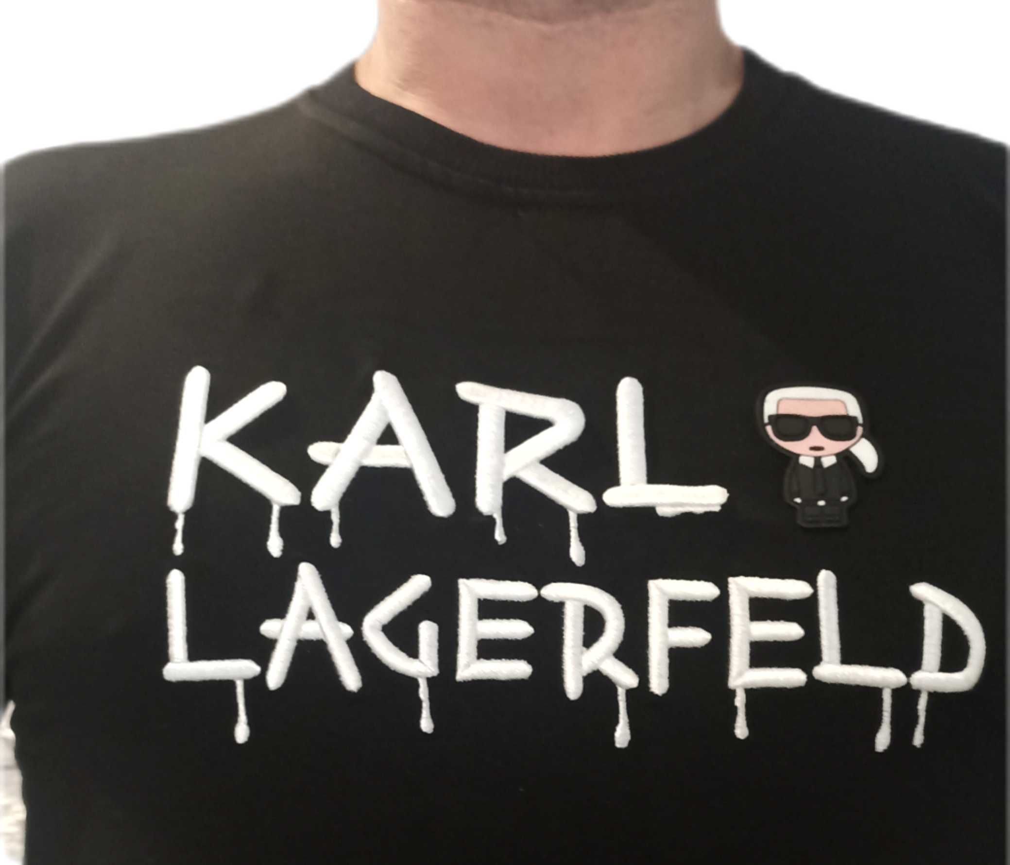 Karl Lagerfeld Bluza Czarna r.S,M,L,XL,XXL