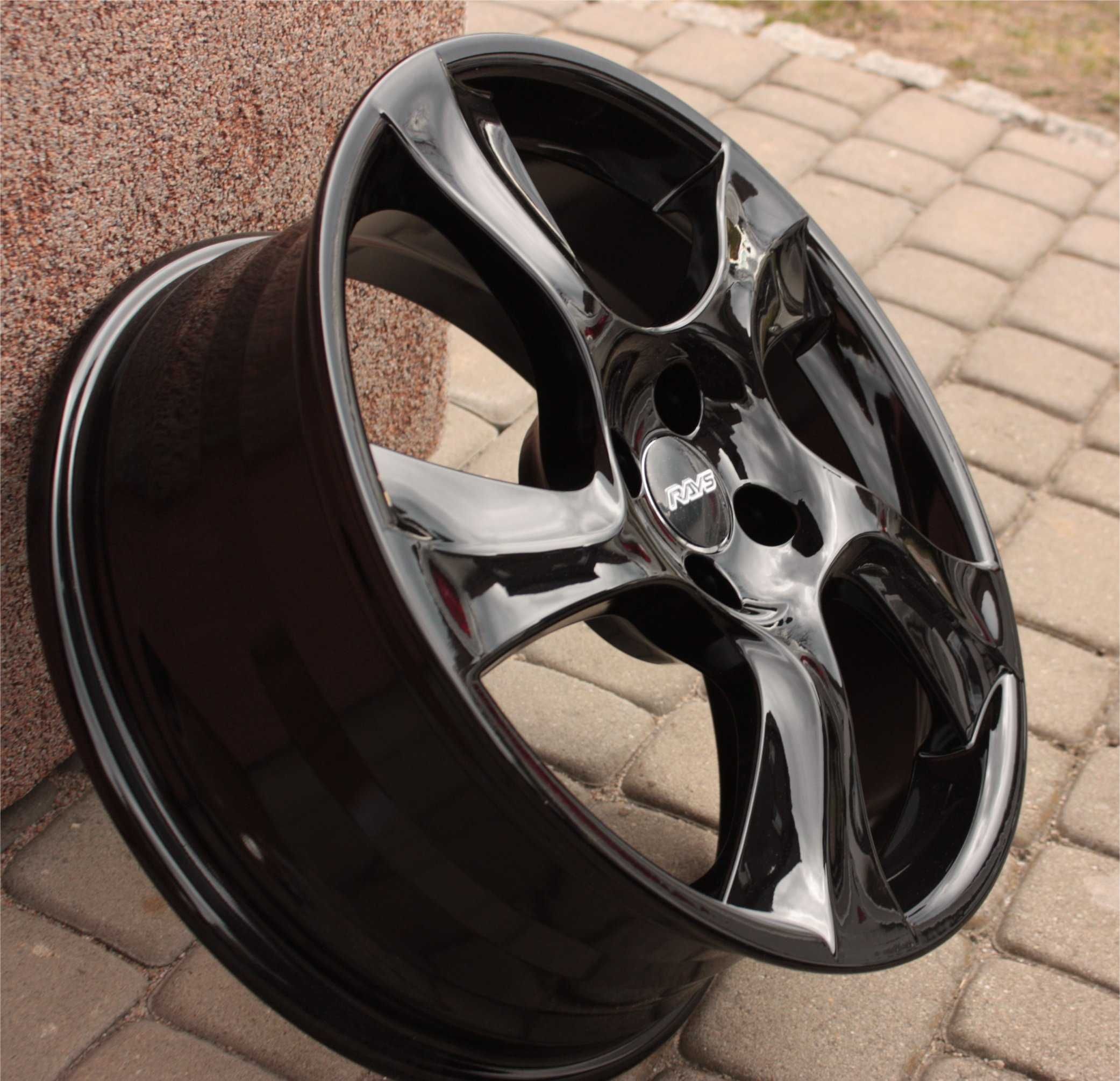 Nowe czarne alufelgi 17 4x100 Honda Mazda Toyota Fiat VW Opel suzuki