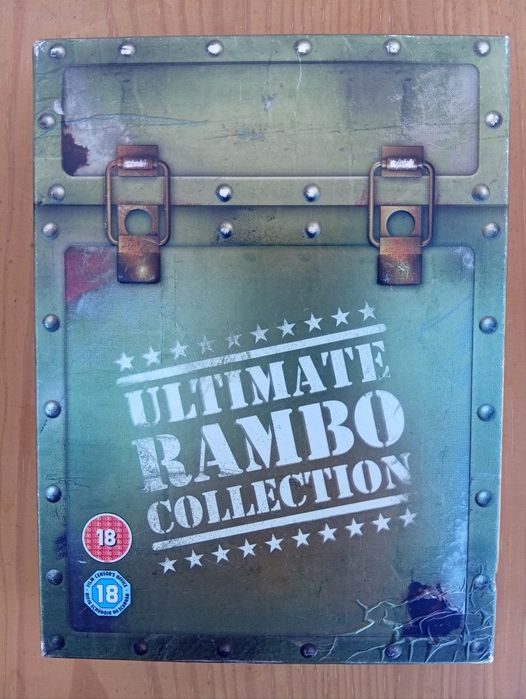 Conjunto de 4 DVDs do Rambo